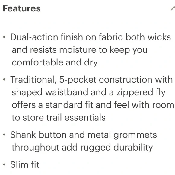 PATAGONIA Pinyon Pines Pant, Ash Tan, Size 10 - Picture 11 of 11